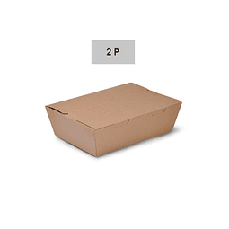 Bandeja Rolls /Envase Delivery kraft Sin Ventana Medium  (Precios sin iva)