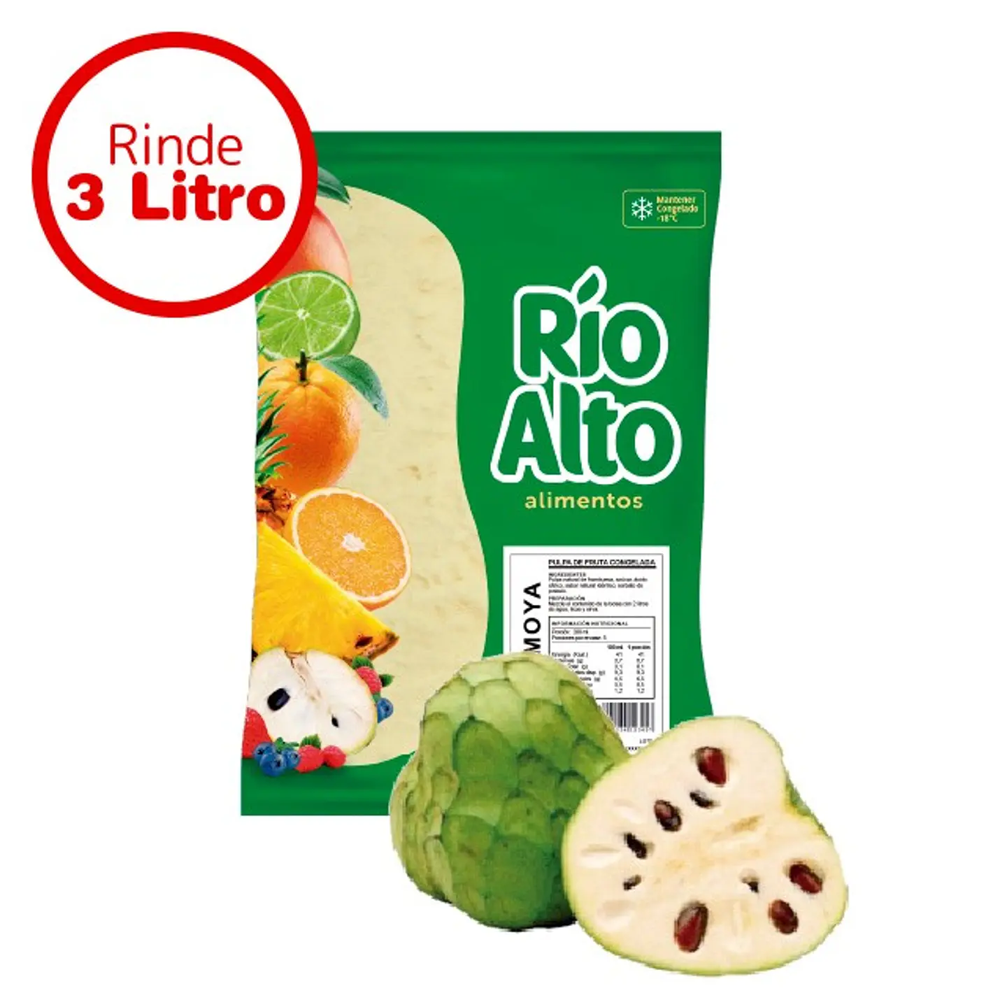 Pulpa Chirimoya Caja 5 kilos (Precio más Iva) 1