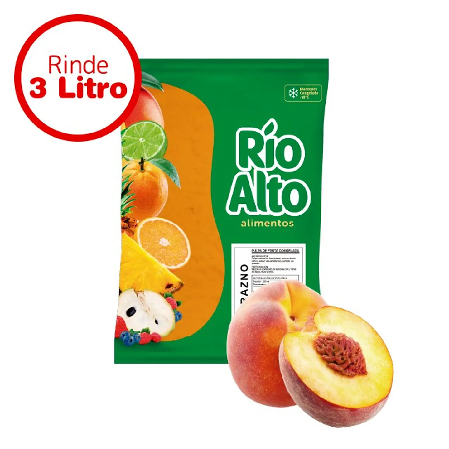Pulpa Durazno Caja 5 kilos (Precio más Iva) 1