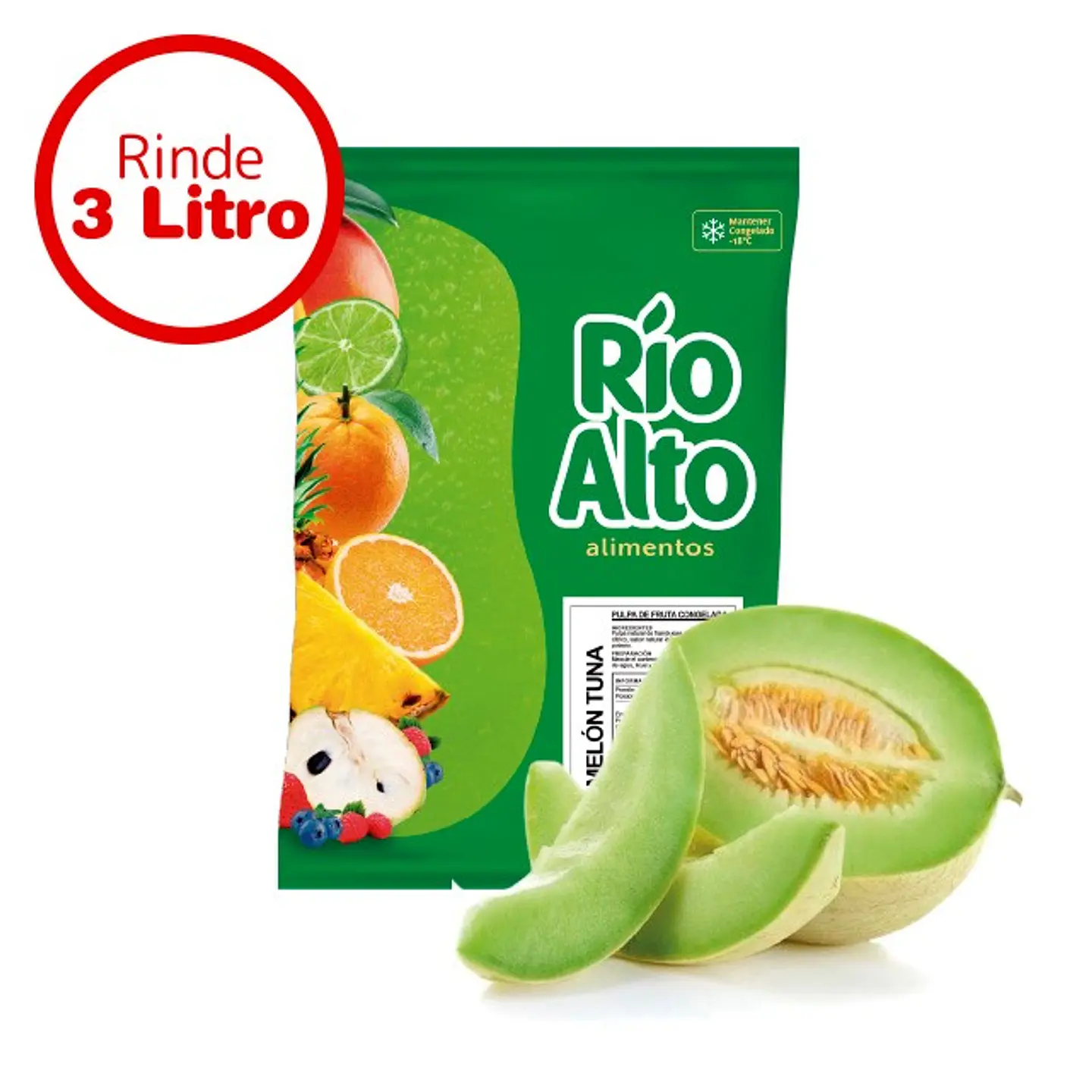 Pulpa Melon Tuna Caja 5 kilos (Precio más Iva) 1
