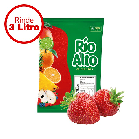 Pulpa Frutilla Caja 5 kilos (Valor Mas IVA)   