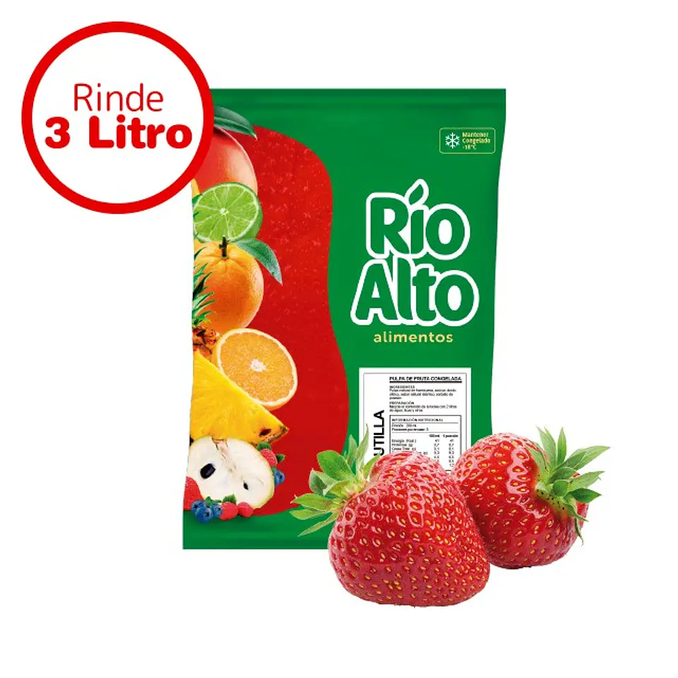 Pulpa Frutilla Caja 5 kilos (Precio más Iva) 1