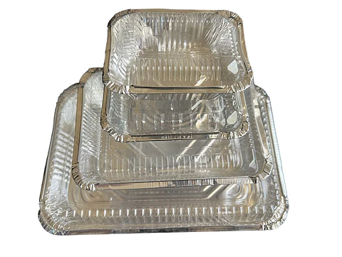 Set Envase Aluminio C-10 + Tapa Transparente (Domo) ( Precio más Iva)