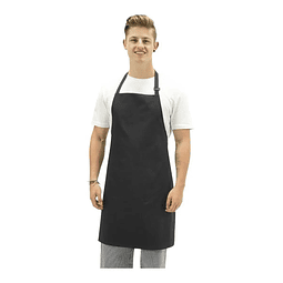 Pechera Delantal Negro Cocina Gastronomia Unisex (PRECIOS MAS IVA)