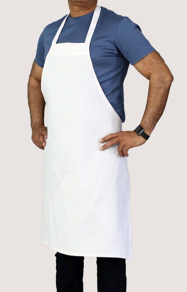 Delantal Pechera Blanco by All in Chef, uniformes, Hoteles y Restaurantes, Categorias