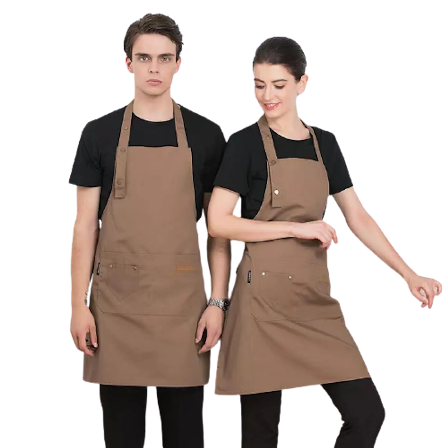 Pechera Clasica Gourmet Gastronomia Cocina Khaki (Precio más IVA) 3