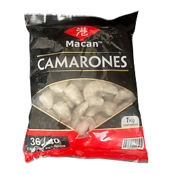 Camarón 36/40 Crudo (Mas IVA)