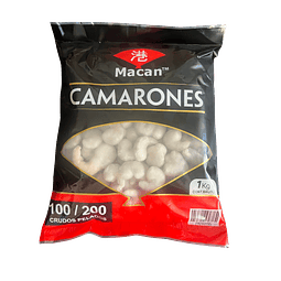 Camarón 100/200 Crudo  (Mas IVA)