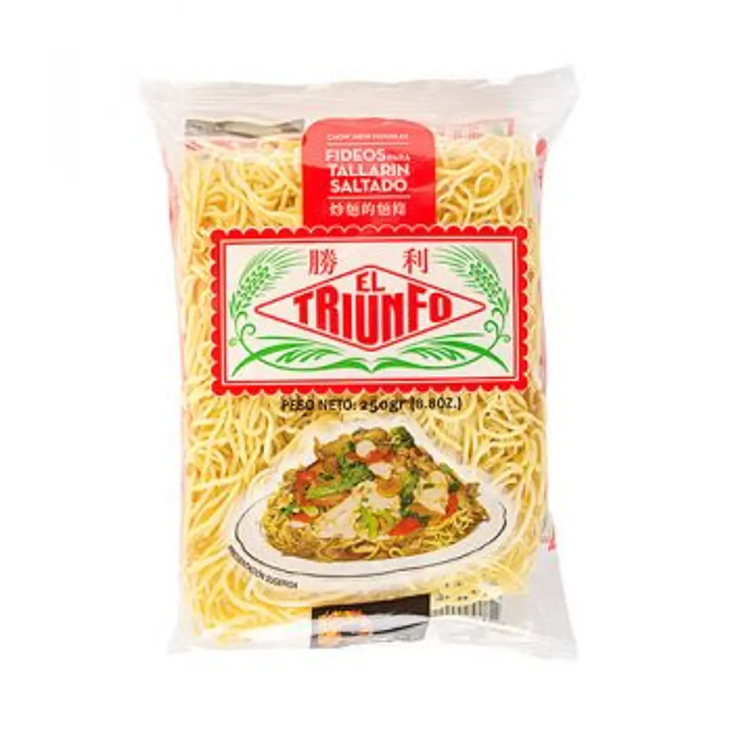 FIDEO TALLARIN SALTADO TRIUNFO CAJA 30 UNIDADES (Precio más IVA)  1