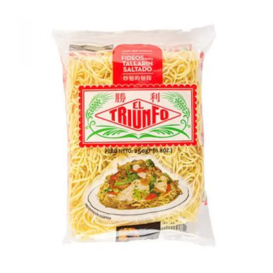 FIDEO TALLARIN SALTADO TRIUNFO CAJA 30 UNIDADES (Precio más IVA)  1