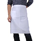 Mandil Clásico De Cocina O Salon Blanco (Precio más IVA) - thumbnail 3
