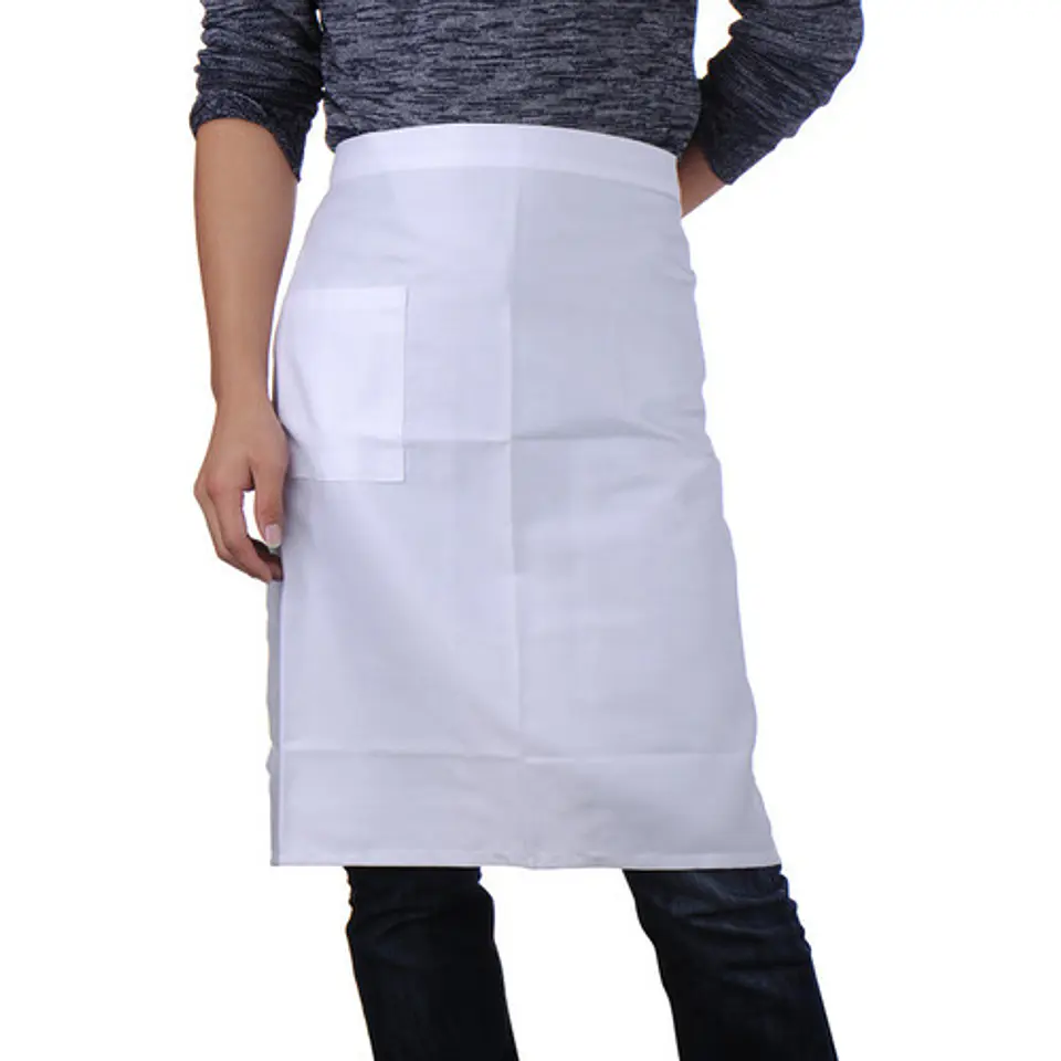 Mandil Clásico De Cocina O Salon Blanco (Precio más IVA) 3