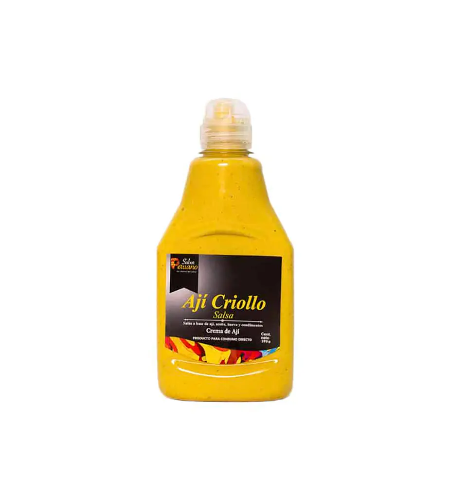 Salsa Ají Criollo Caja 12 unidades  x 370 g (Precio más IVA) 1