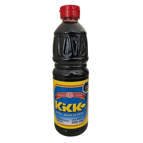 Salsa de Soya Kikko Siyau Botella 500 ml x 30 Unds (Precios Más IVA)