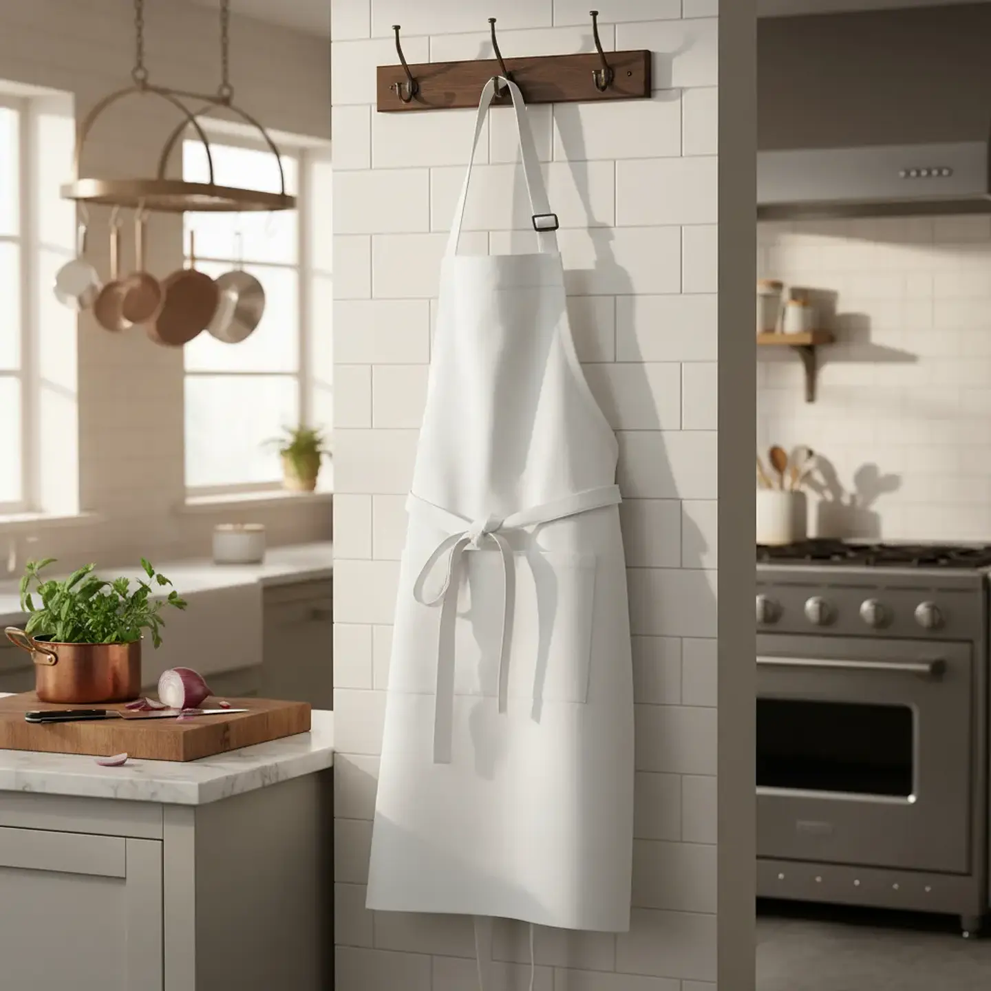 Pechera Delantal Blanca Cocina Gastronomia Unisex (Precio más IVA) 2