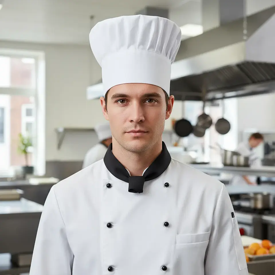Gorro De Chef o Cocina Blanco Tipo Champiñon (Precio más IVA) 3