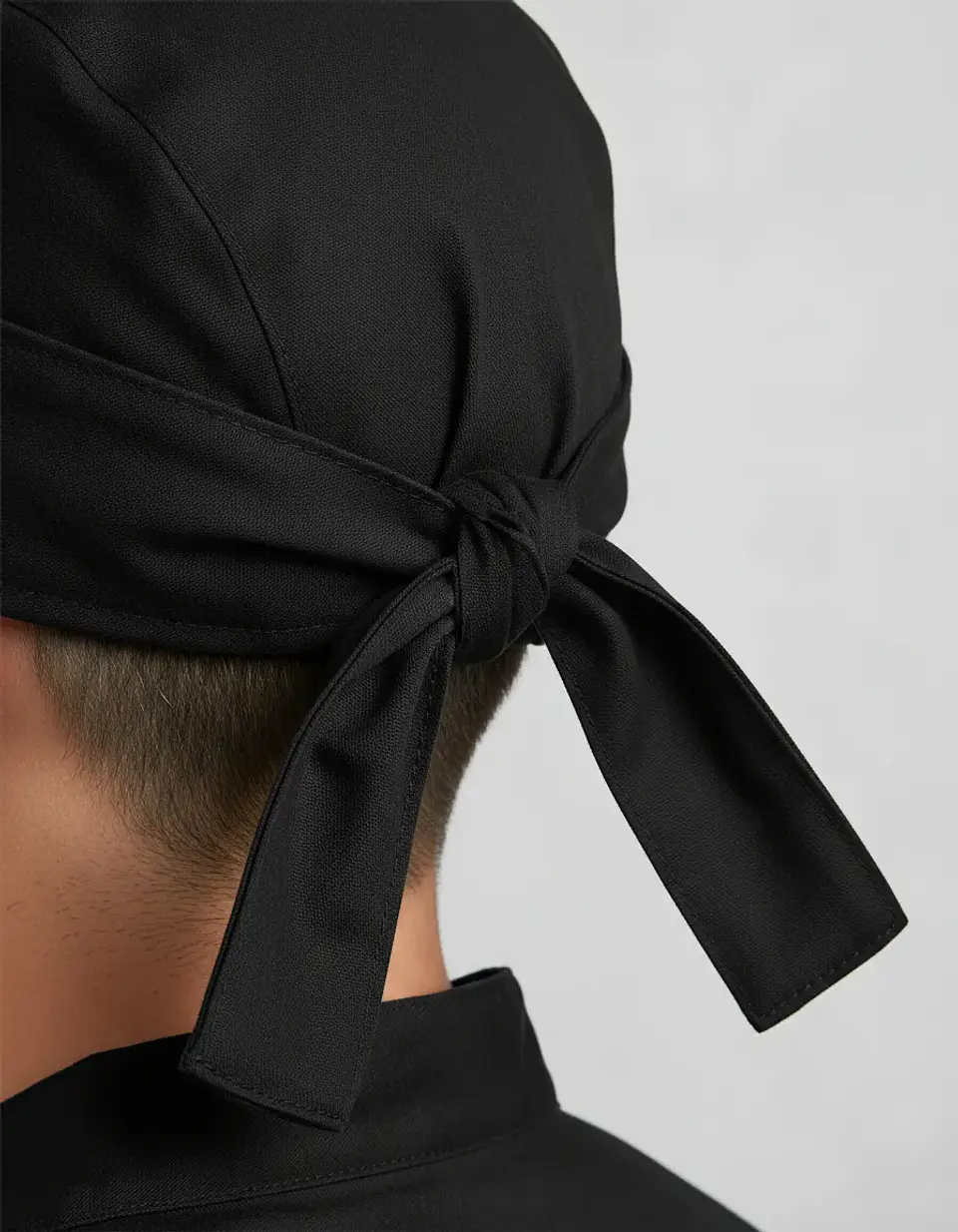 Gorro o Bandana De Cocina Negro Chef (Precio más IVA) 3