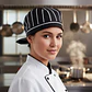 Gorro o Bandana De Cocina Listada Chef (Precio más IVA) - thumbnail 1
