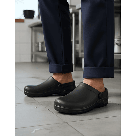 Zapato Tipo Zueco Cocina Gastronomico Antideslizante Unisex (PRECIOS MAS IVA)