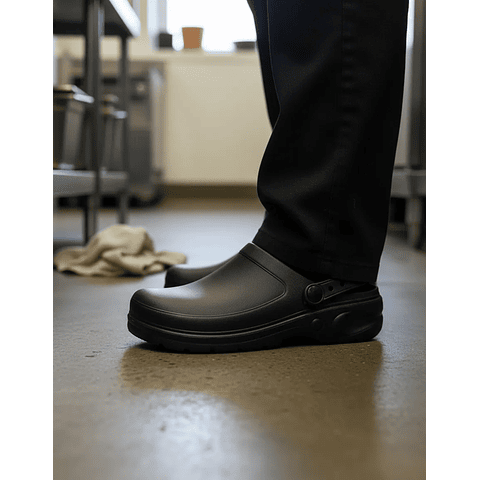 Zapato Tipo Zueco Cocina Gastronomico Antideslizante Unisex (PRECIOS MAS IVA)