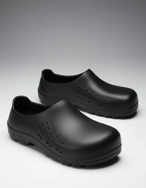 Zapato Zueco Antideslizante Cocina Punta Acero (Precio más IVA)
