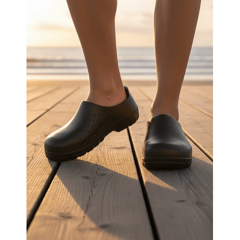 Zapato Zueco Antideslizante Cocina Punta Acero (PRECIOS MAS IVA)