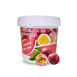 🥭🍋 Mermelada de Maracuyá con Fruta – Balde 5 kg (Precios Más IVA) 