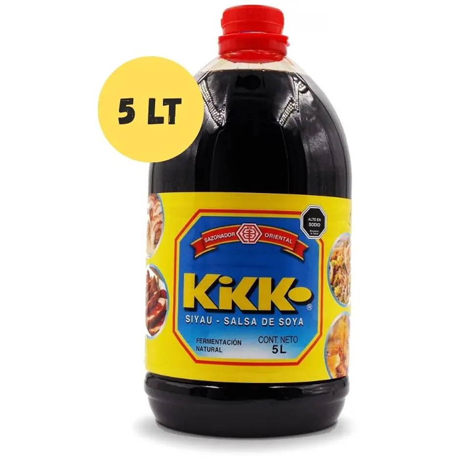 Salsa de Soya KIKKO Siyau 5 Litros (Precio más IVA) 1