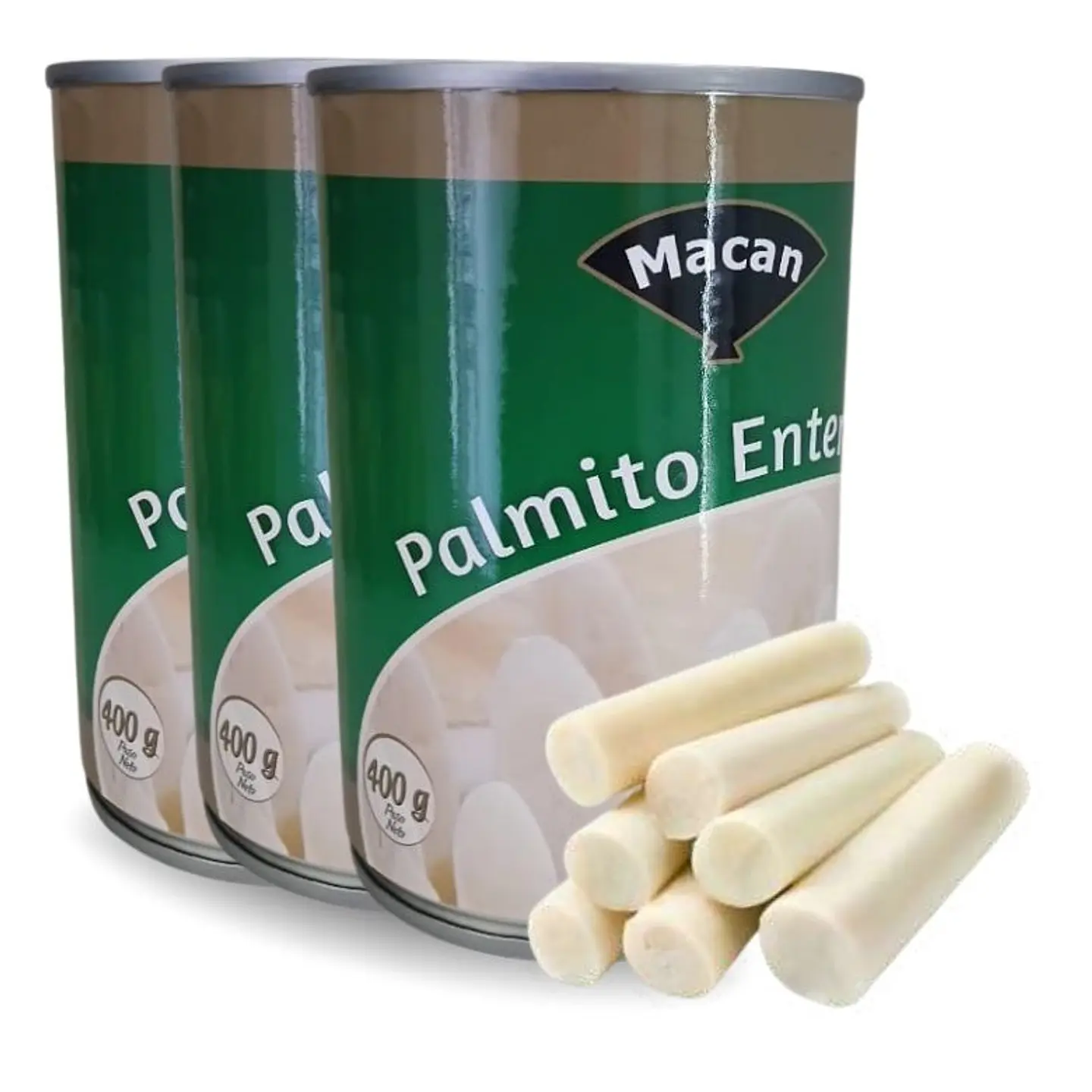 Palmito Entero 400 Grs  Caja 24 Unidades ($2.025 x Unidad) (Precio más Iva) 1