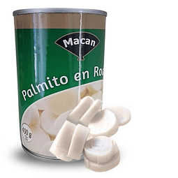 Palmito en Rodaja Tarro 400grs ($1.350 + IVA)
