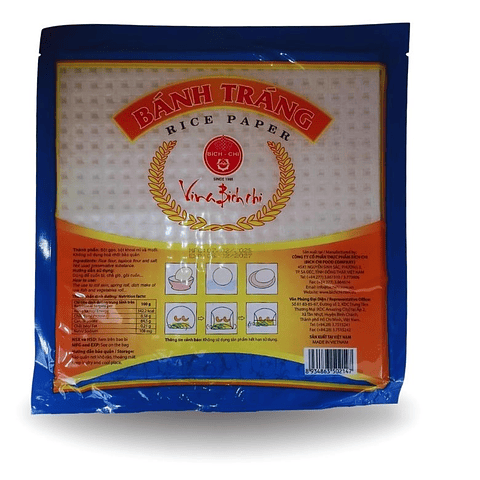 Hoja de Arroz Cuadrada (Precio más Iva)