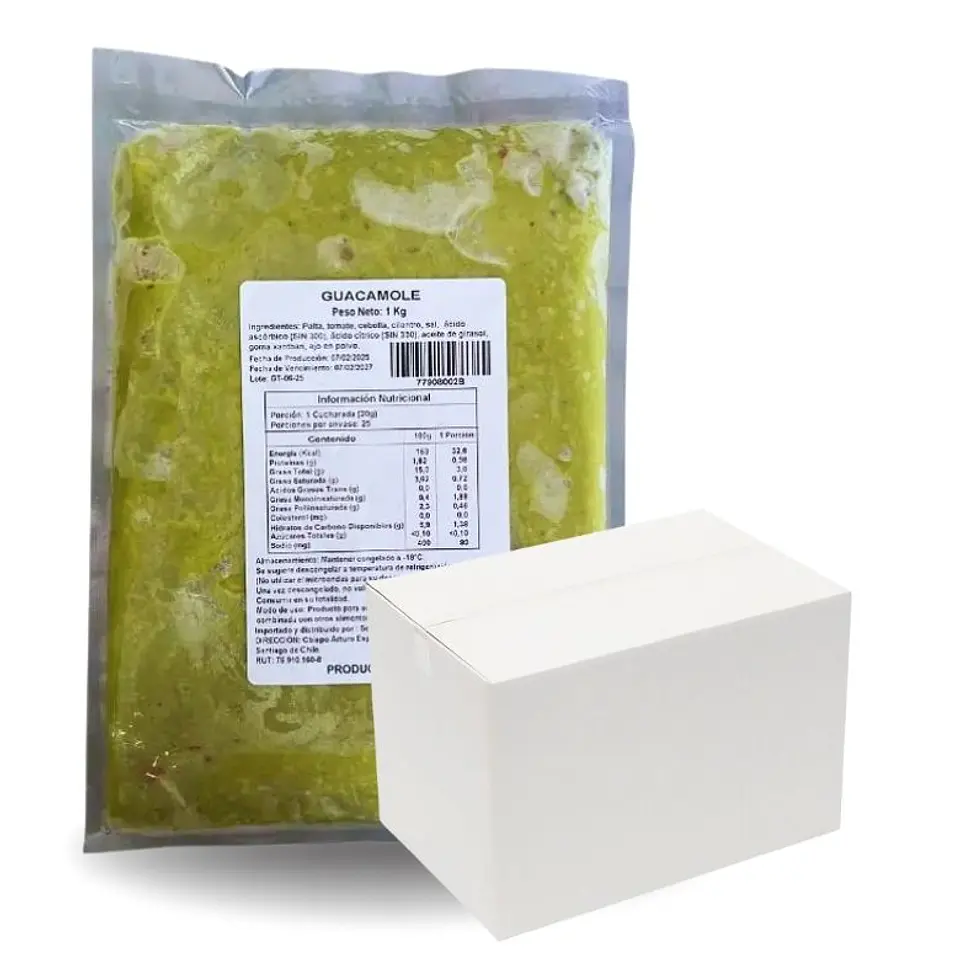 GUACAMOLE CAJA (Precio más IVA) 1