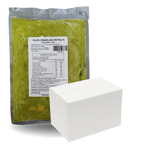 PALTA MOLIDA CAJA (PRECIOS MÁS IVA) 