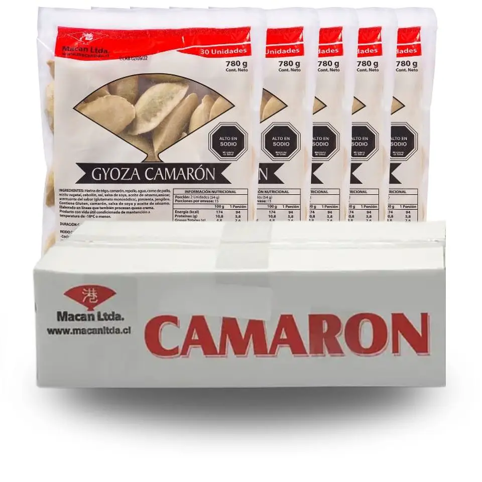 Gyoza Camaron  (Precio más IVA) 1