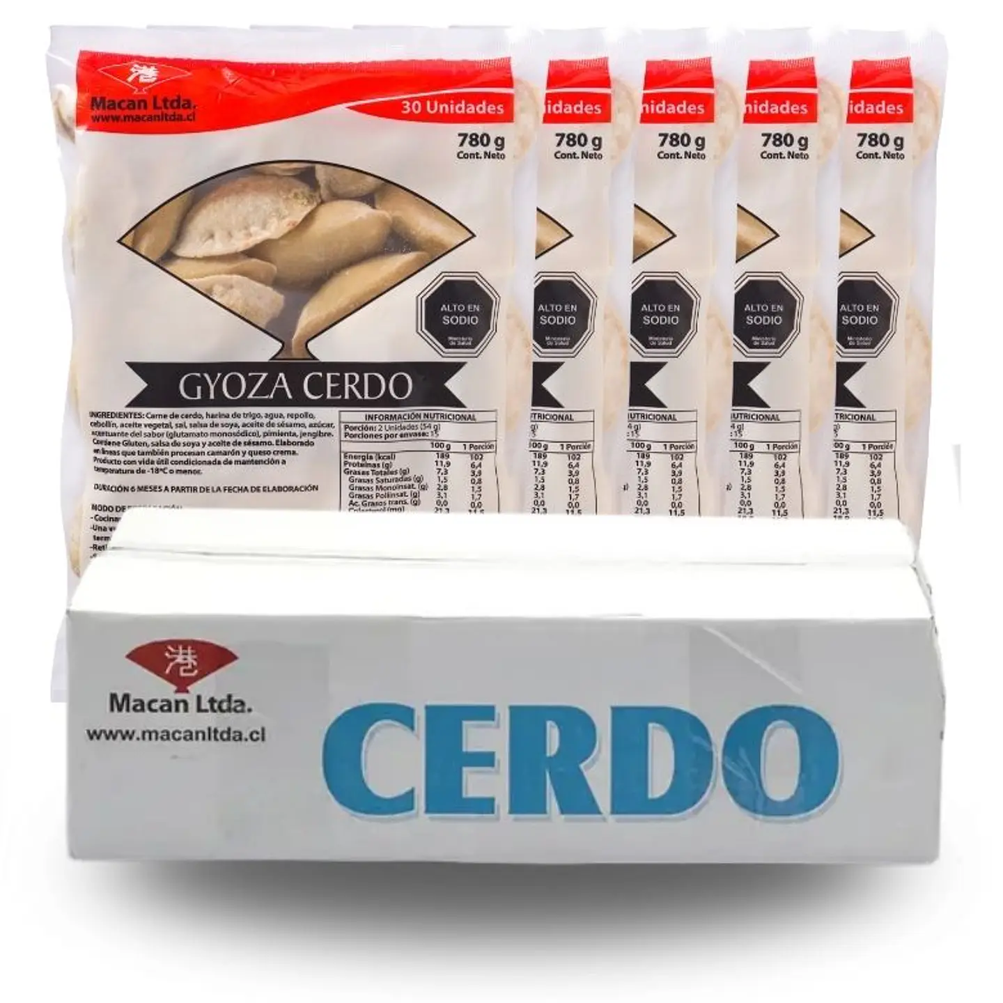 Gyoza Cerdo (Precio más IVA) 1