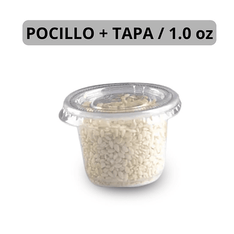 Pocillo de 1 oz (Precios más Iva)