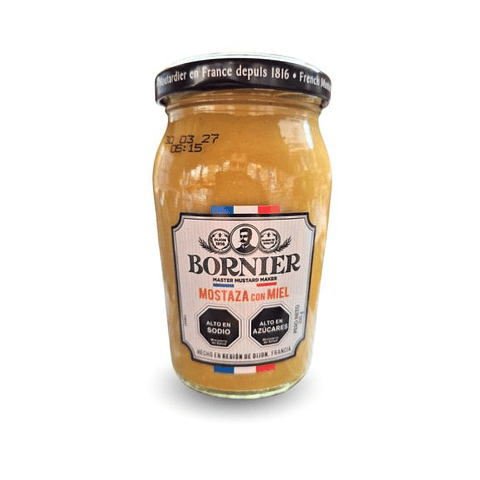 Mostaza Miel Bornier Pack 12 Unidades (Precios Más IVA)