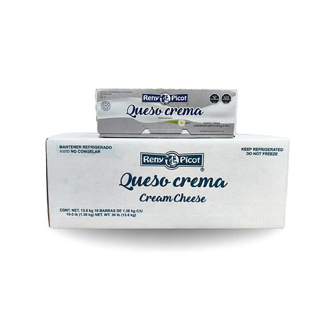 Queso Crema Reny Picot Caja 10 Barras (Precios Más IVA)