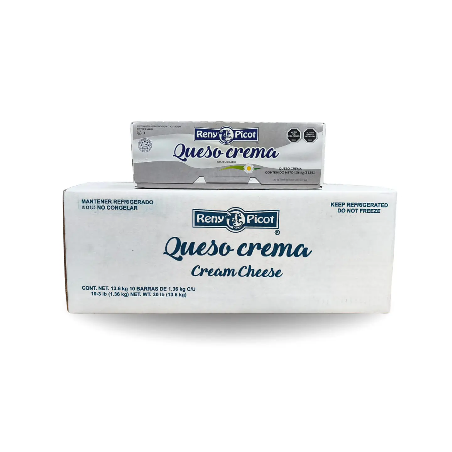 Queso Crema Reny Picot Caja 10 Barras (Precio más IVA) 1