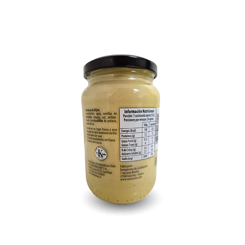 MOSTAZA DIJON BORNIER 370 GRS - PACK 12 UNIDADES (Precios Más IVA)