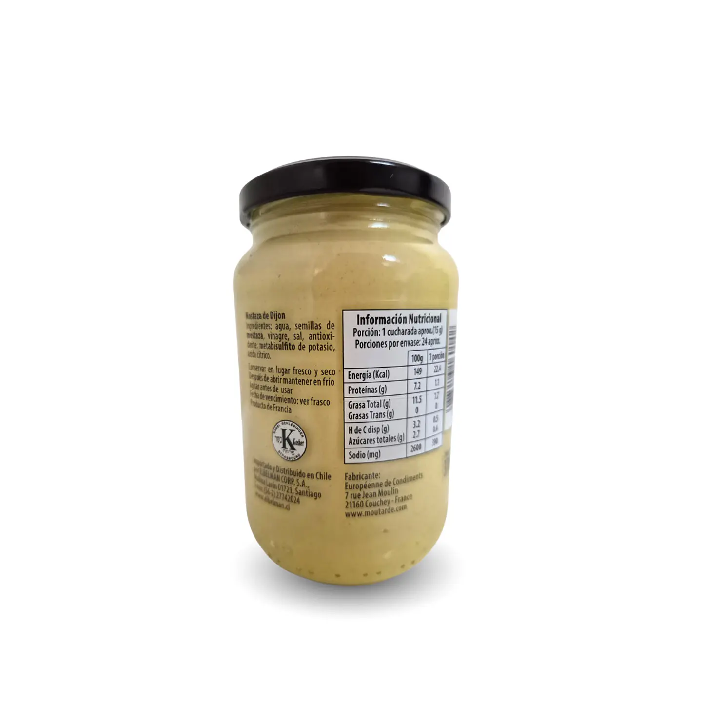 MOSTAZA DIJON BORNIER 370 GRS - PACK 12 UNIDADES (Precio más IVA) 2