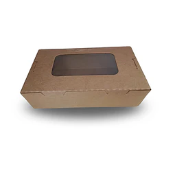 Envase Delivery Kraft con Ventana (Precios Más IVA)