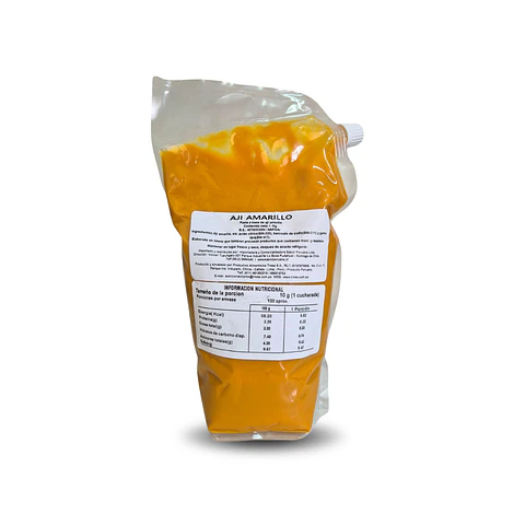 Pasta Ají Amarillo Caja 10 Unidades x 1 kg (Precio MÁS IVA)