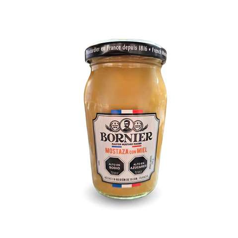 MOSTAZA MIEL BORNIER 235 GRS - PACK 12 UNIDADES (Precio más IVA)
