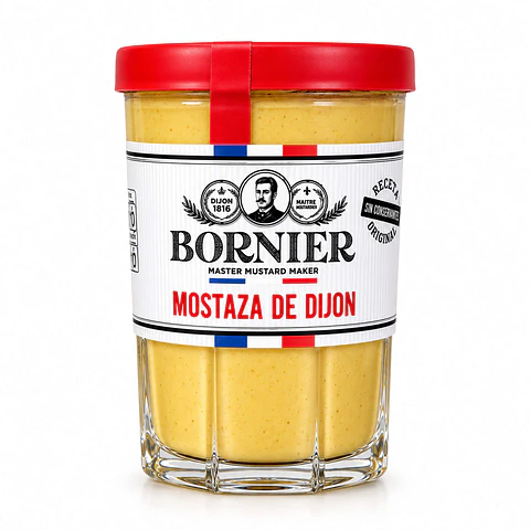 MOSTAZA DIJON BORNIER 150 GRS - PACK 12 UNIDADES (Precio más IVA)