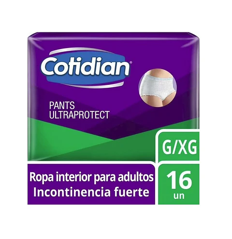 Pañal Adulto Cotidean UltraProtect G/XG 16 Uni.