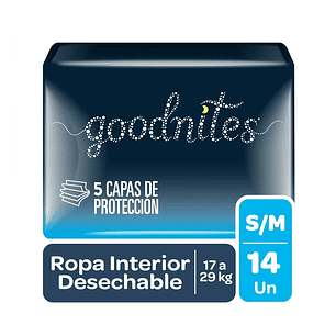 Pañal GoddNites S/M 14 Uni.