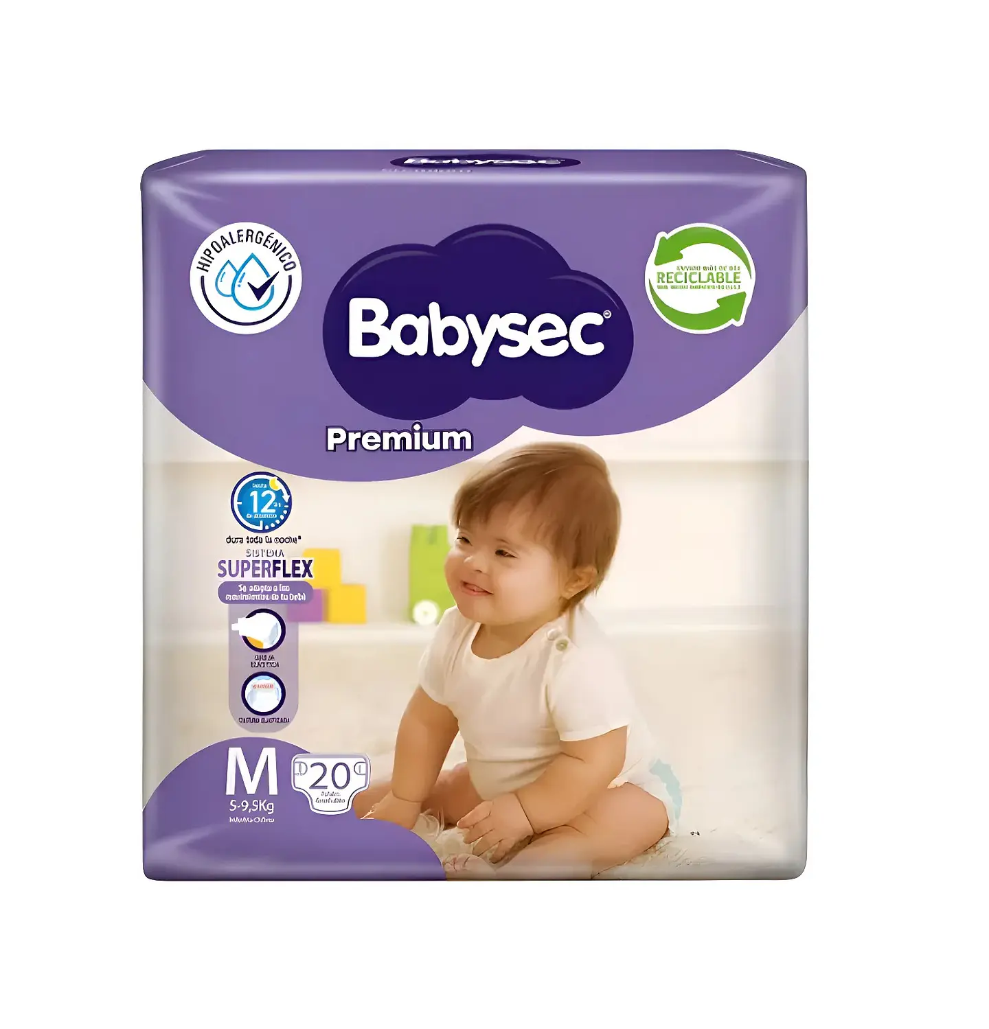 Pañal Babysec Premium M 20 uni 1