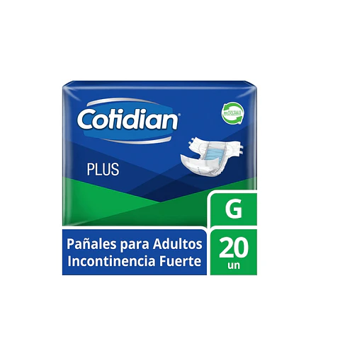 Pañal Adulto Cotidian Plus G 20 Uni.
