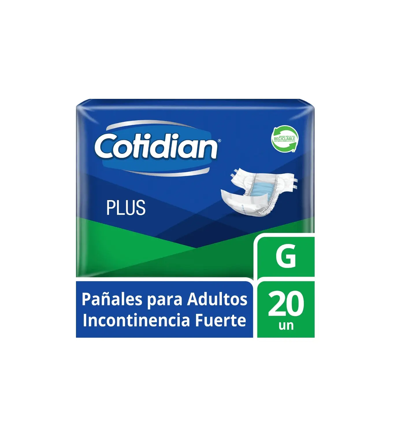 Pañal Adulto Cotidian Plus G 20 Uni. 1